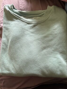 Classic Crewneck Sweatshirt in Light Mint Sonoma mint/blue